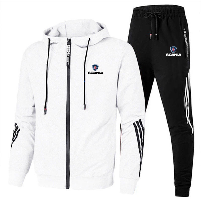 Bộ Đồ Thể Thao Áo Hoodie Phối Quần Dài Thời Trang Xuân Thu 0049 Cho Nam