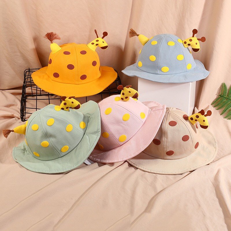 Mũ Vành Tròn Hươu Cao Cổ 3D Siêu Đáng Yêu Cho Bé 6 Tháng - 2,5 Tuổi