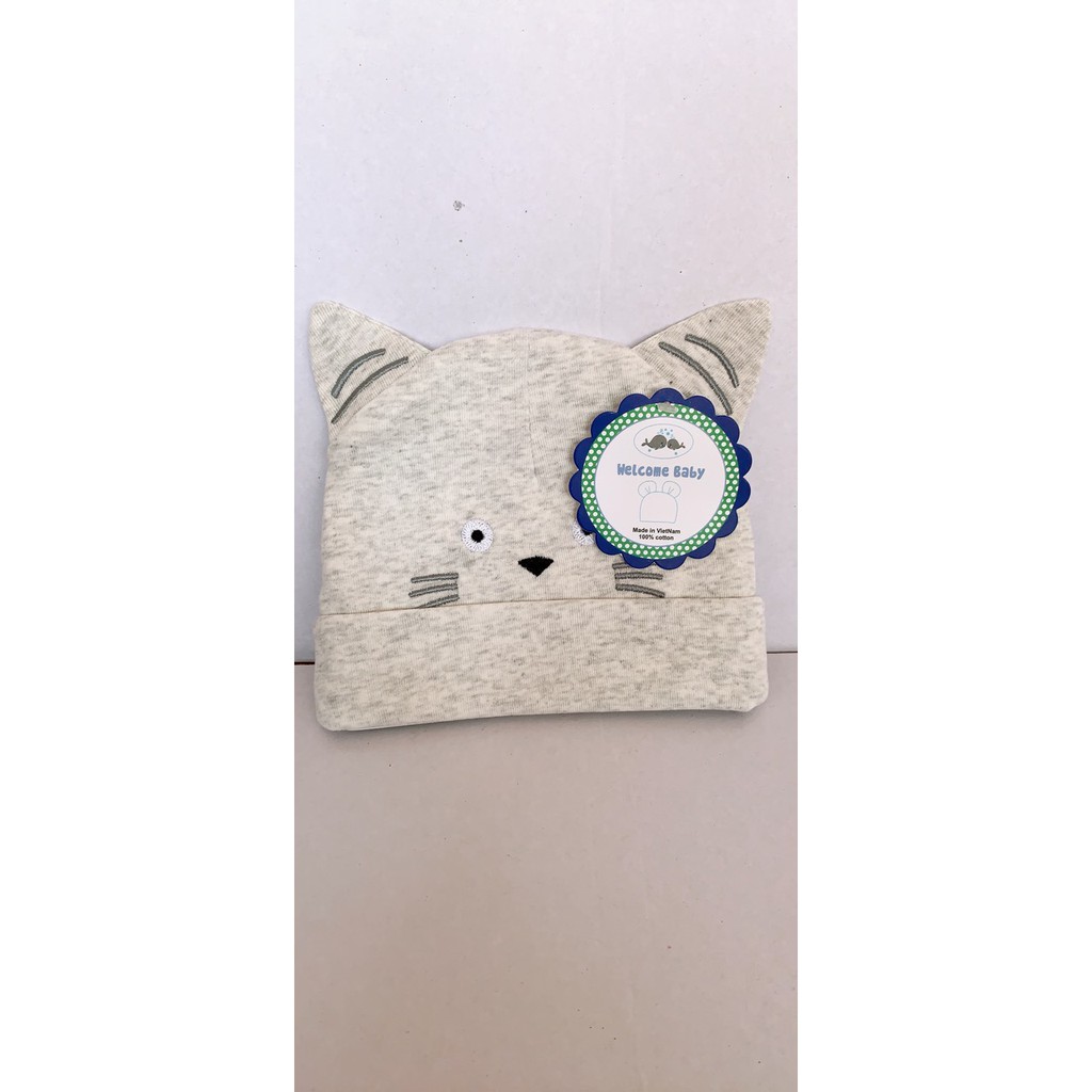 MŨ COTTON ⚡️FREESHIP⚡️ Mũ 100% Cotton Cho Bé Hàng Việt Nam