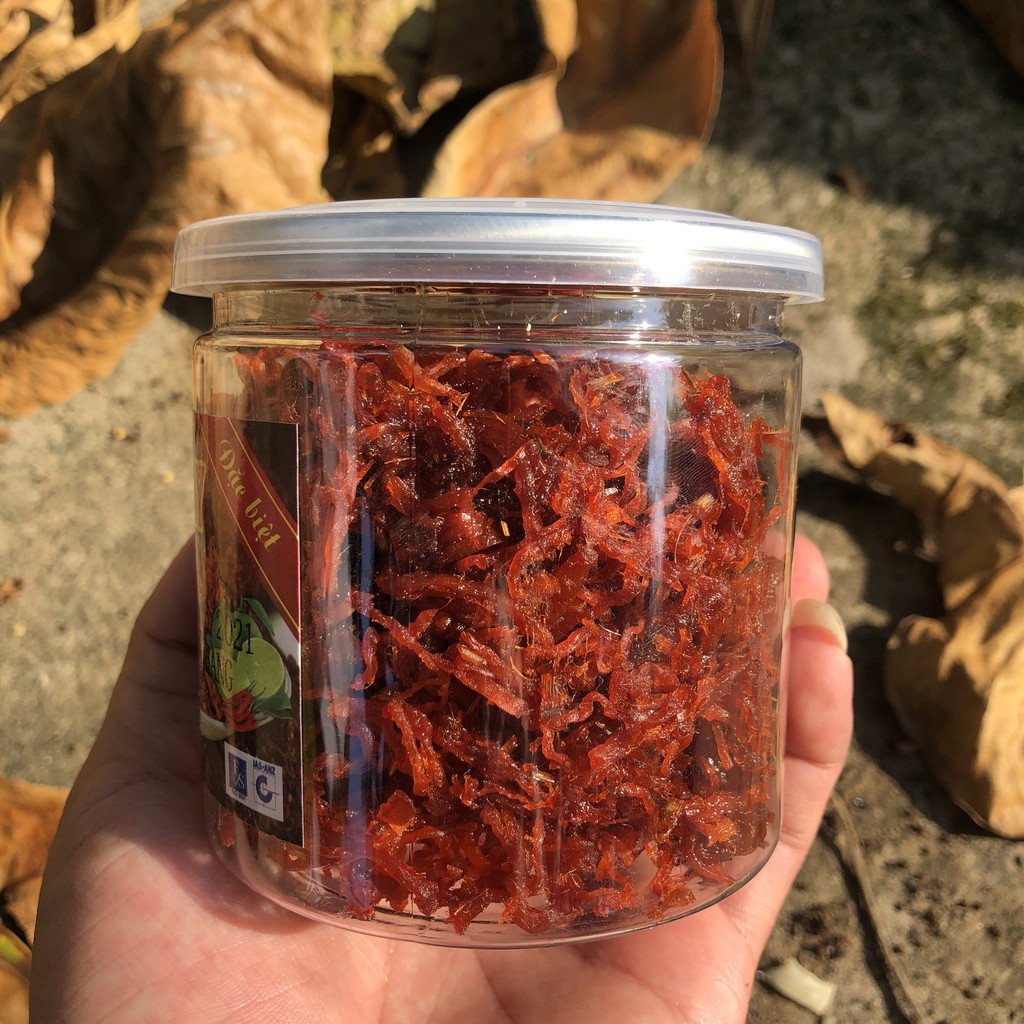 Khô bò sợi hàng ngon loại hũ pet 140g IMIN FOOD khô bò cay sợi siêu ngon Thế Giới Đồ Ăn Vặt NHÀ LÀM