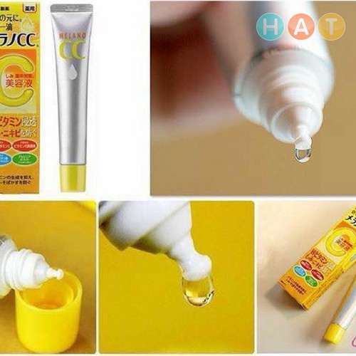 Tinh Chất Melano CC Rohto Dưỡng Trắng, trị thâm mụn Serum Vitamin C