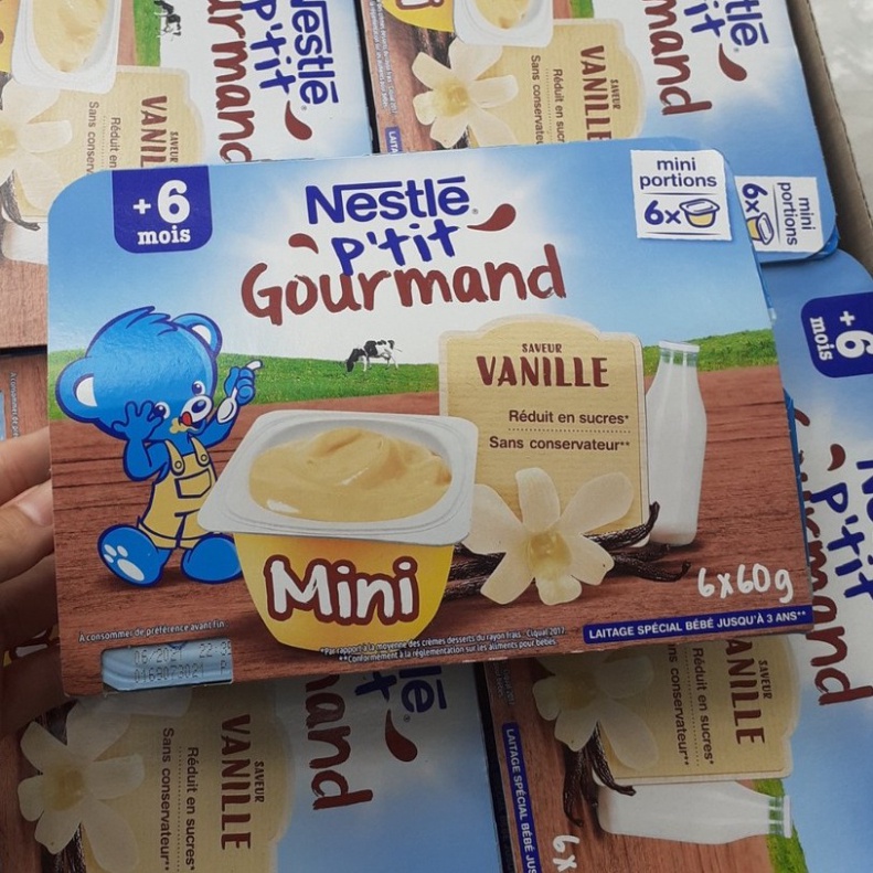 [date 12/2023]Váng sữa cho bé Nestlé lốc 6 cho bé ăn dặm từ 6m+