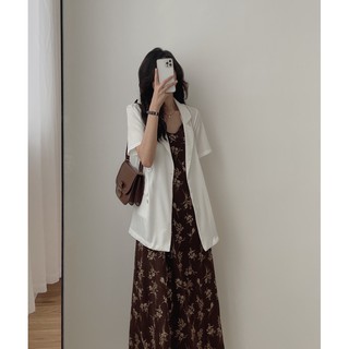 Áo blazer ngắn tay chất mát 3526