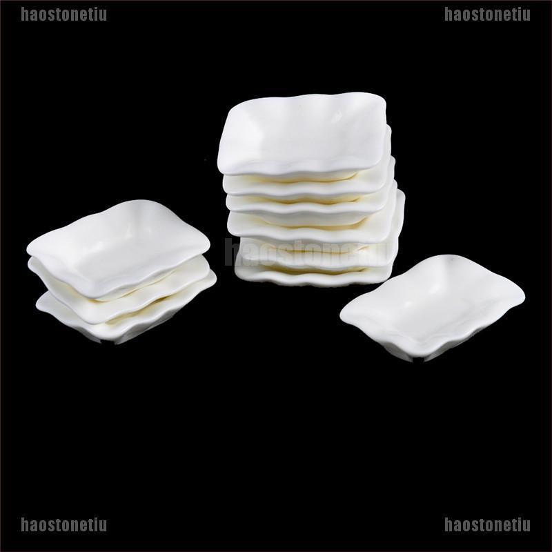 Set 10 Khay Đựng Thức Ăn Mini Cho Nhà Búp Bê