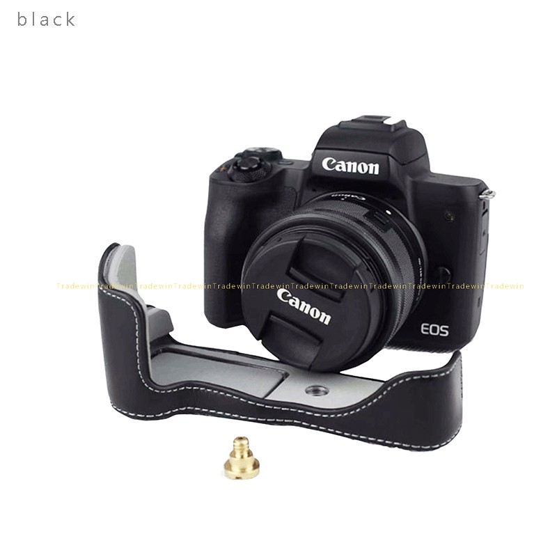 Bao da PU cho đế máy ảnh Canon Eos M50