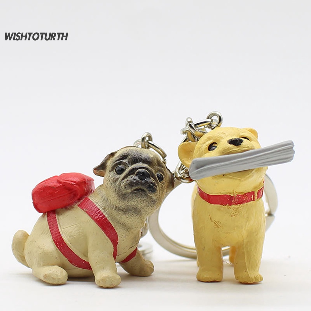 &lt; Wish &gt; Móc Khóa Resin Hình Chú Cún Đáng Yêu Cho Nữ / Bé Gái