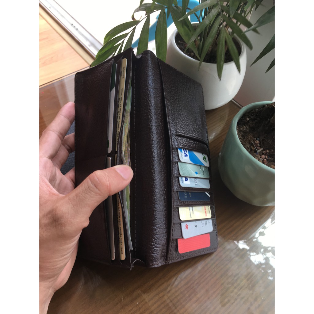 Combo Ví Card , Ví Dài Da Bò