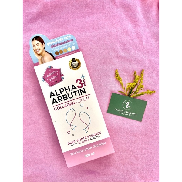 [HÀNG NỘI ĐỊA THÁI] SỮA DƯỠNG THỂ LÀM TRẮNG DA ALPHA ARBUTIN COLLAGEN LOTION 3Plus+