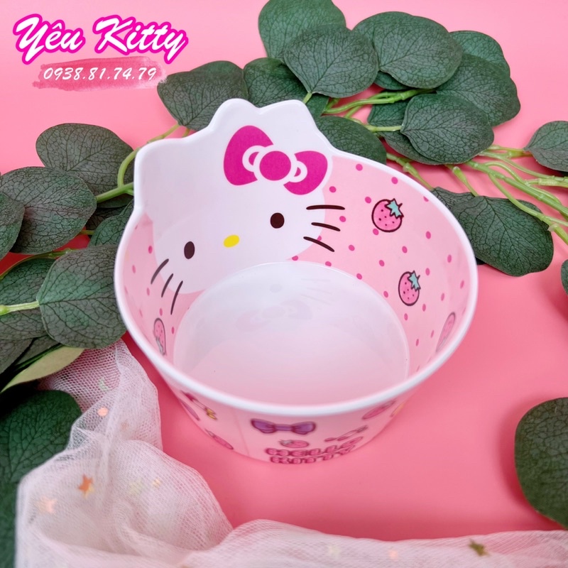 COMBO TÔ MUỖNG LY HELLO KITTY