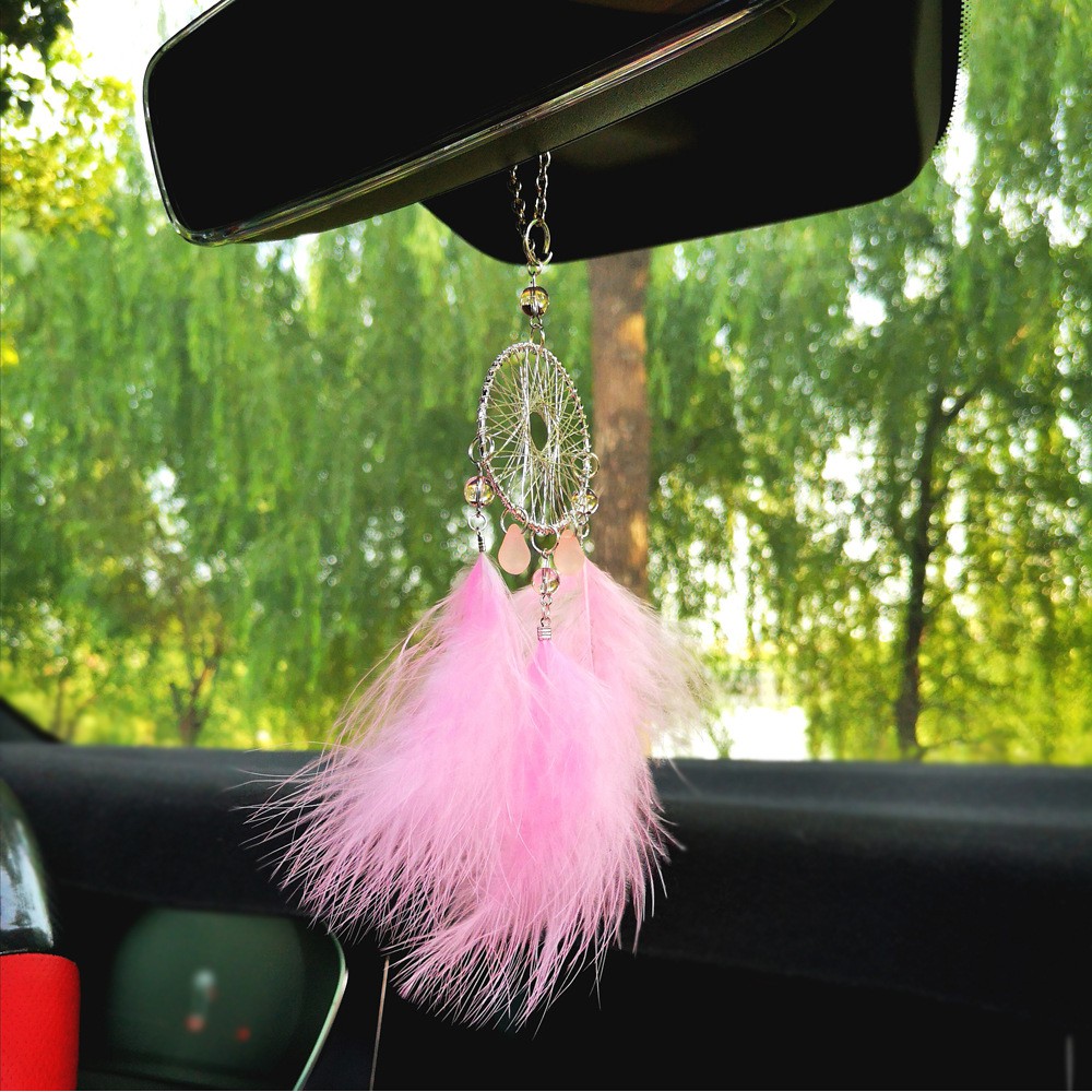 {Siêu Hot} Dreamcatcher kim loại gắn lông vũ MM011