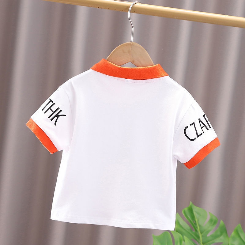 Mới Áo Thun Tay Ngắn Chất Liệu Cotton Cao Cấp Thời Trang Dành Cho Bé Trai