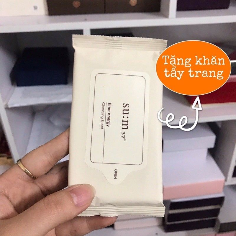 100ml] Set kem chống năng sum Sun Away Multi/ Cooling Effect Sun Block SPF 50 /PA +++ Su:m37 nội địa