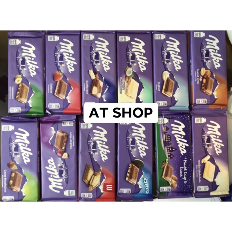 Socola Đức Milka đủ vị 100gram