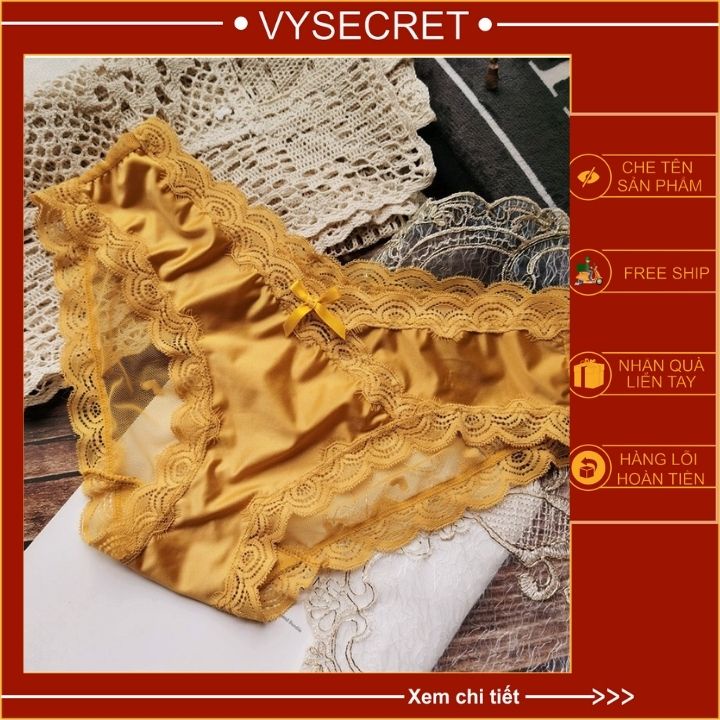 QUẦN LÓT REN KHÁNG KHUẨN SEXY KẾT HỢP COTTON ÔM MÔNG C1245 | BigBuy360 - bigbuy360.vn