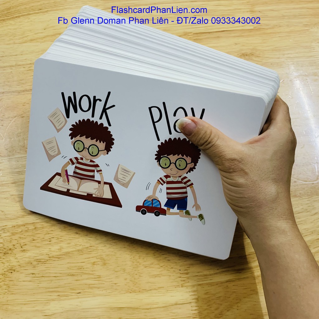 Thẻ Bìa Cứng Flashcard Tiếng Anh Trái Nghĩa