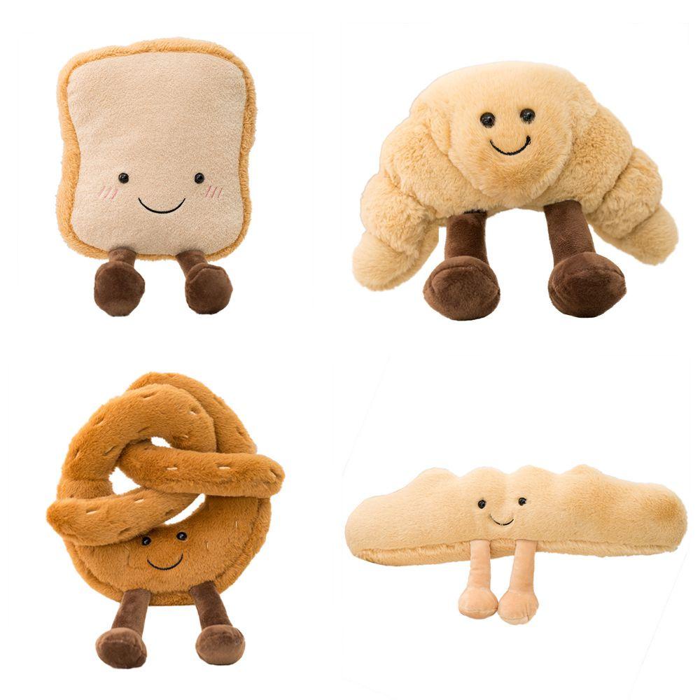 Đồ Chơi Nhồi Bông Hình Bánh Mì Nướng Dễ Thương Cho Bé