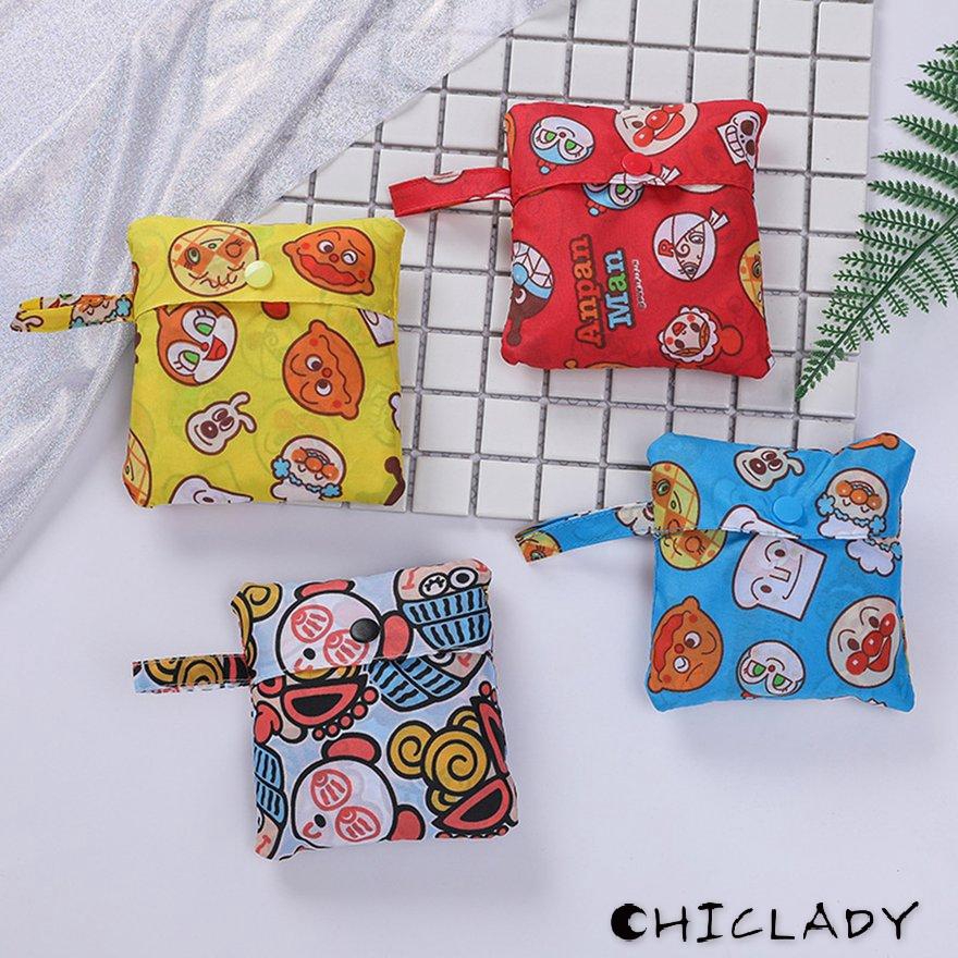 【miễn phí vận chuyển】Cartoon Bread Superman Mommy Children'S Green Shopping Bag Gift Snacks Storage