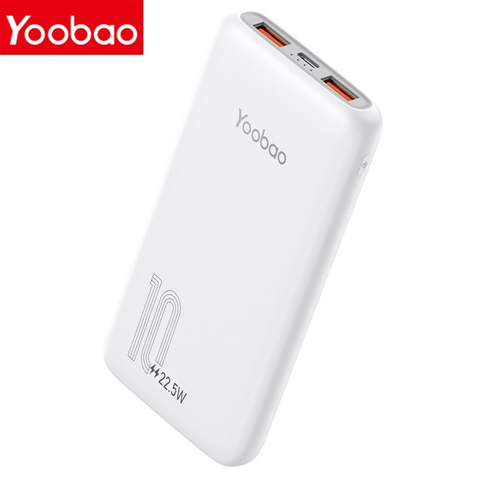 [CHÍNH HÃNG-BH 12 THÁNG] Sạc dự phòng 10000mAh Yoobao D10Q 2 cổng USB - Hàng chính hãng - Bảo hành 12 tháng 1 đổi 1