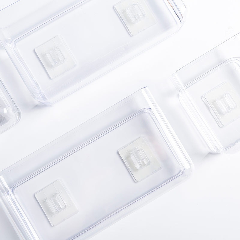 Hộp Đựng Vật Dụng Gắn Tường Trong Suốt Đa Năng Tiện Dụng Cho Phòng Khách