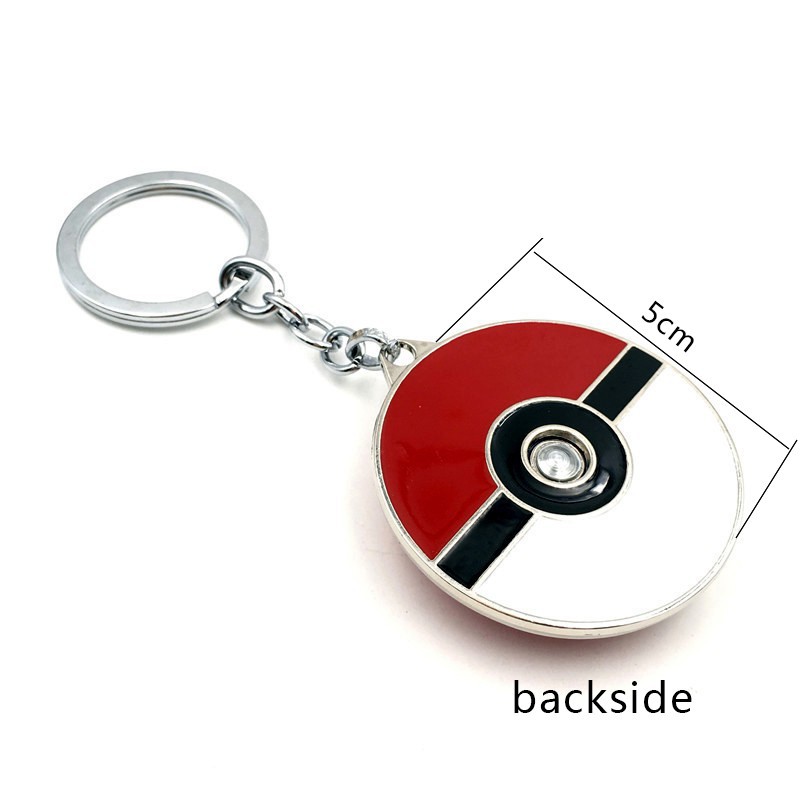 Anime Game ρokemon Go Rotatable Poké Ball Keychain Souvenir Collectibles Gift