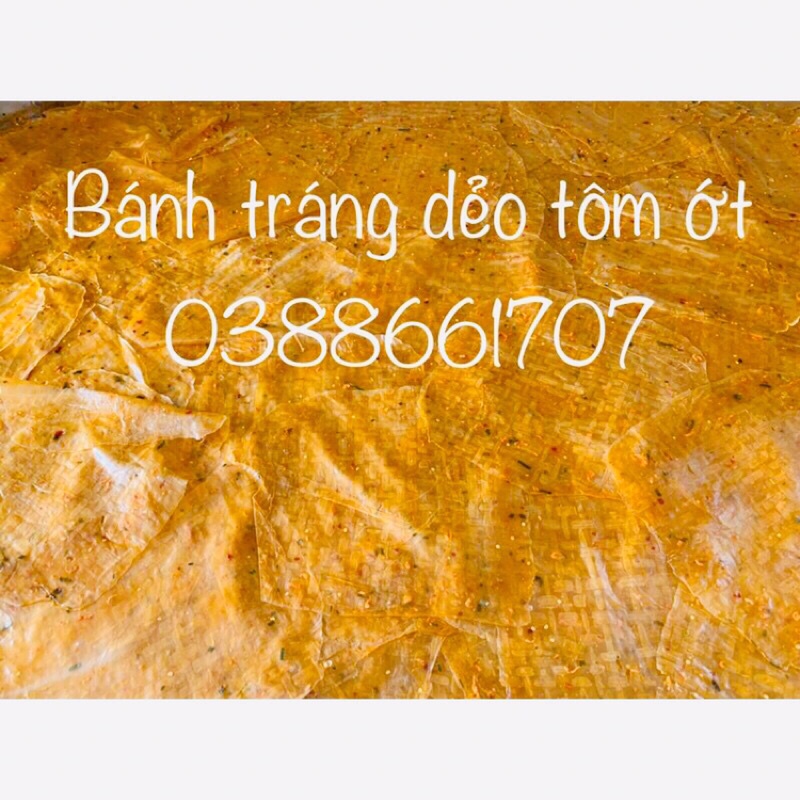 Bánh tráng dẻo tôm Mỹ Ngọc( Gò Dầu- Tây Ninh)🍤🍤