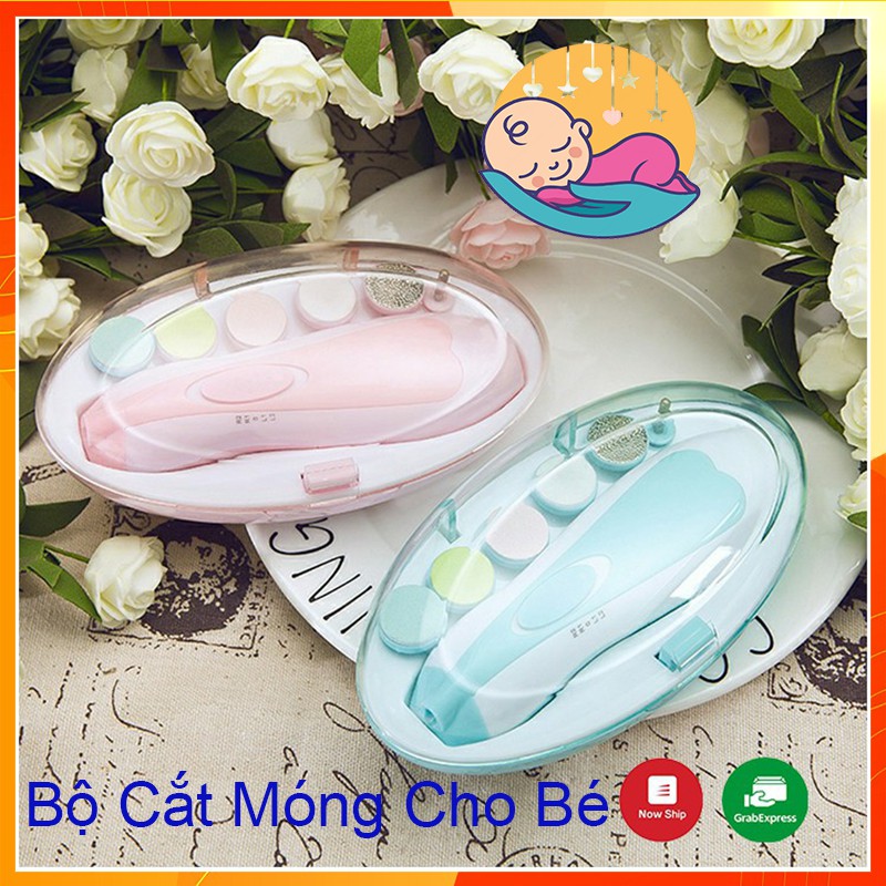 Bộ cắt móng tay cho bé, máy bấm điện đa năng tiện dụng, 6 chức năng an toàn tuyệt đối