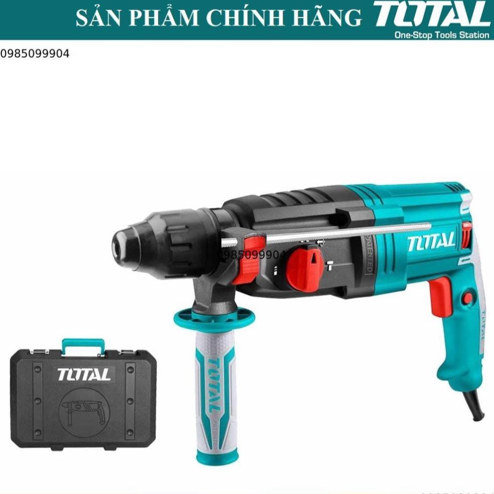 Máy khoan đục đầu gài SDS 950W TOTAL TH309288 Kèm 3 mũi khoan và 2 mũi đục