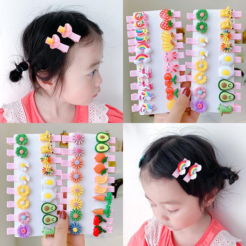 Bộ 10 kẹp tóc phong cách Hàn Quốc xinh xắn cho phái nữ