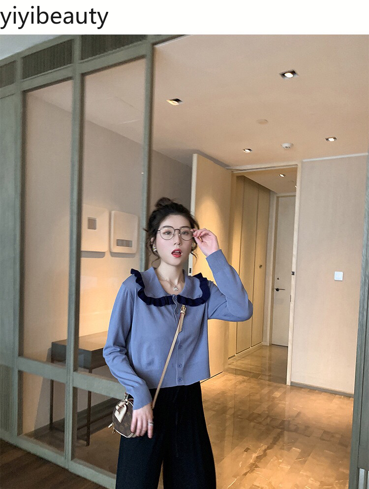 yiyibeauty 2020 women high waist slimming short style single-breasted long sleeve knitted cardigan top | BigBuy360 - bigbuy360.vn