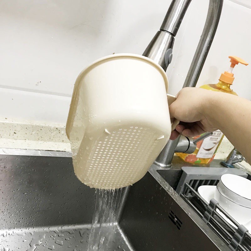 Khay Lọc Rác Gắn Bồn Rửa Bát - Rổ Để Đồ Rửa Chén Bát, Thức Ăn Thừa, Rửa Rau Củ Quả