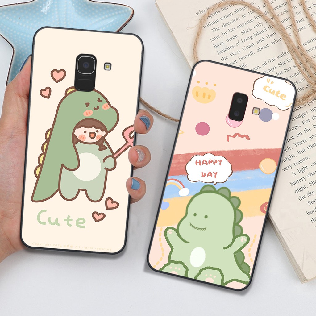 Ốp lưng điện thoại SAMSUNG J6 - J6 PLUS in hình KHỦNG LONG siêu dễ thương - Doremistorevn