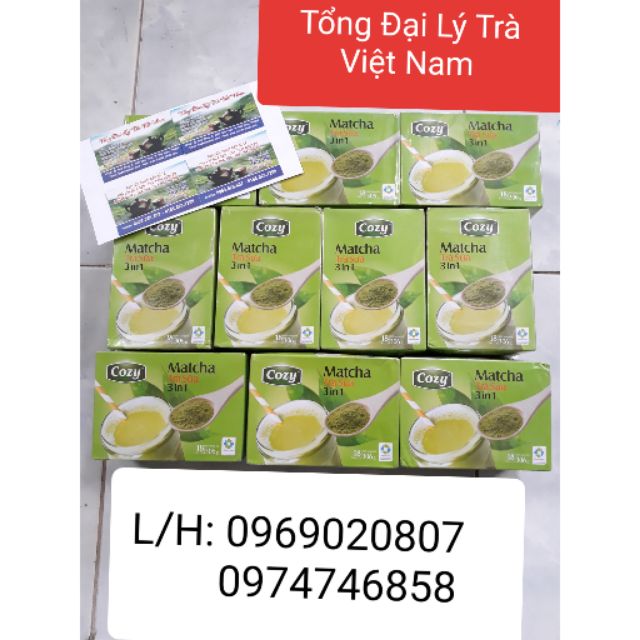 Trà Sữa Matcha Cozy Hòa Tan