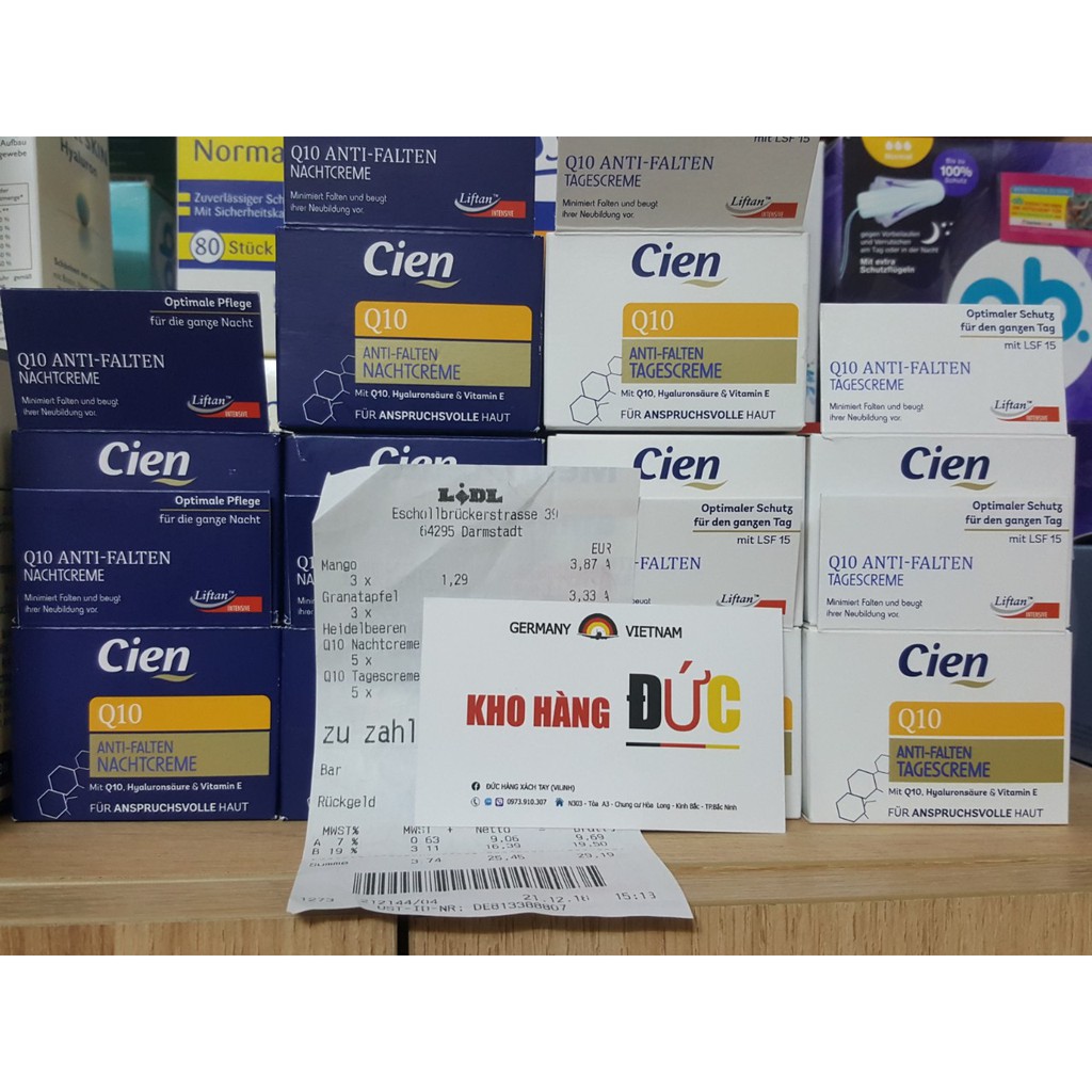 kem dưỡng da CIEN Q10 (Bill Đức)