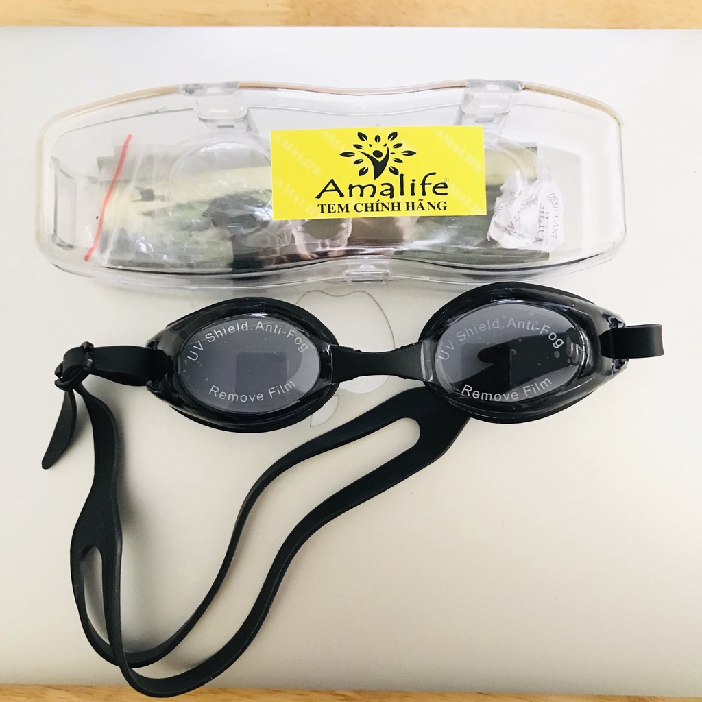 Kính Bơi Nam Nữ Cao Cấp Co Giãn Freesize – Mắt Kính Bơi Chống Mờ, Chống Tia Cực Tím