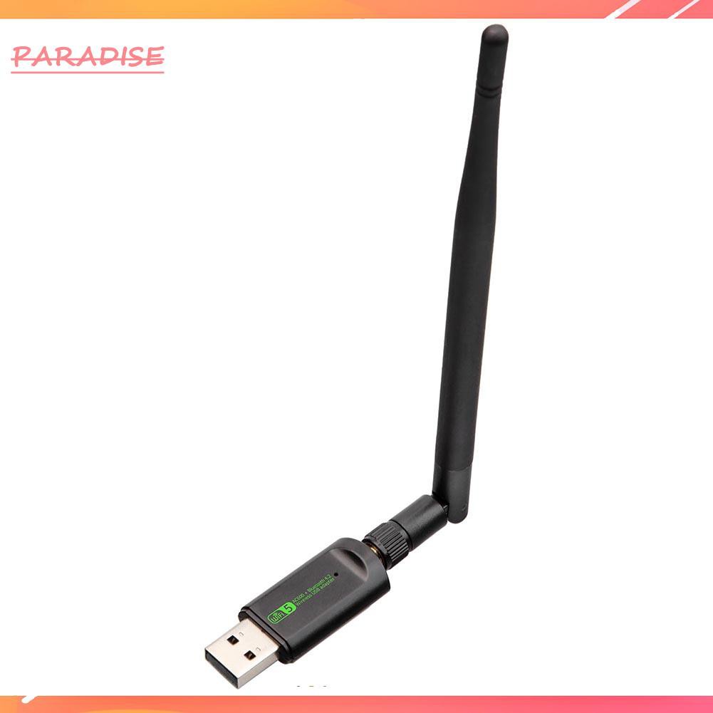 Paradise1 600Mbps Wireless Network Card USB WiFi Adapter LAN with Bluetooth RTL8821