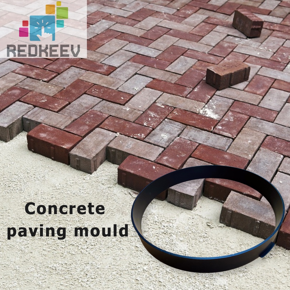 Khuôn làm gạch lót đường đi hình tròn tiện dụng cho sân vườn DIY