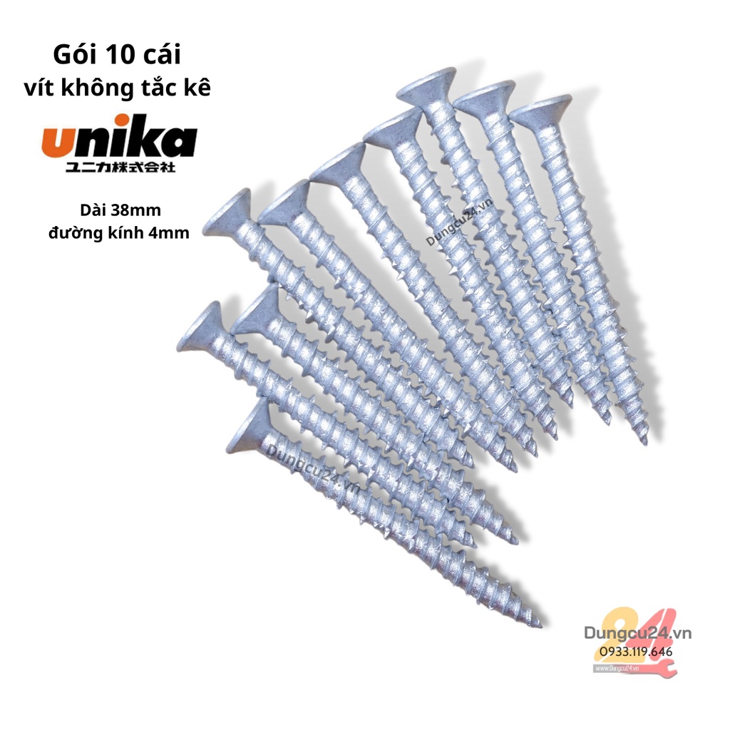 Vít không tắc kê UNIKA nhật bản