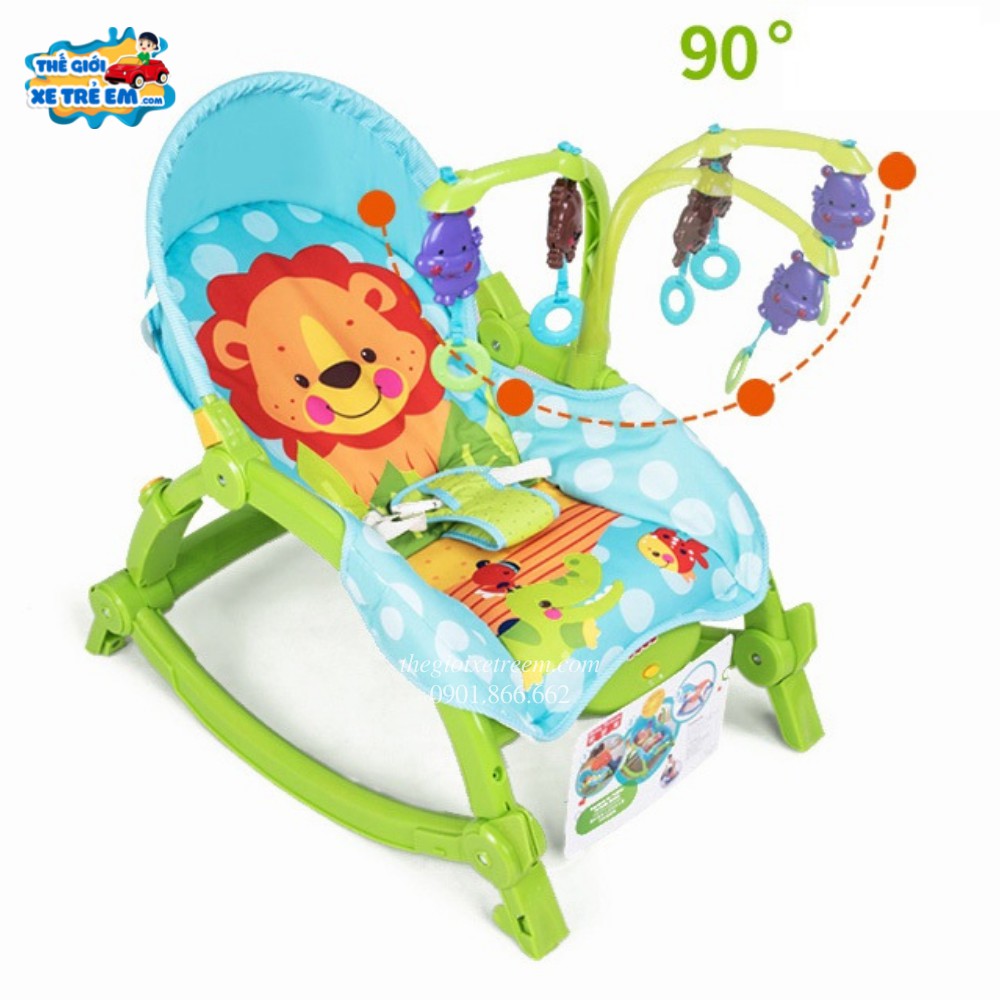 Ghế rung Fisher Price ba tư thế 0107/2811 [Chính hãng]