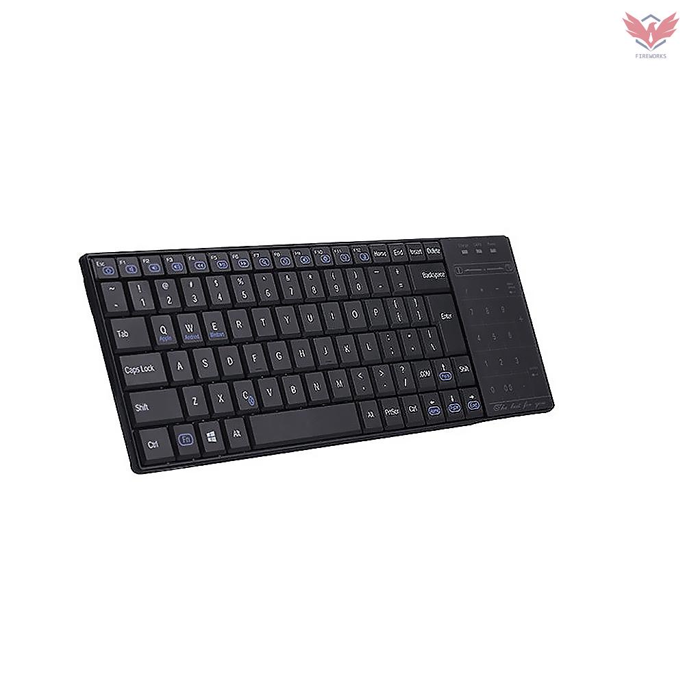 Fir BT10 Wireless BT Keyboard with Touch Pad 2 in 1 Mouse&Pad Function Keyboard for Android/ IOS/Windows  Phone/Tablet/Laptop