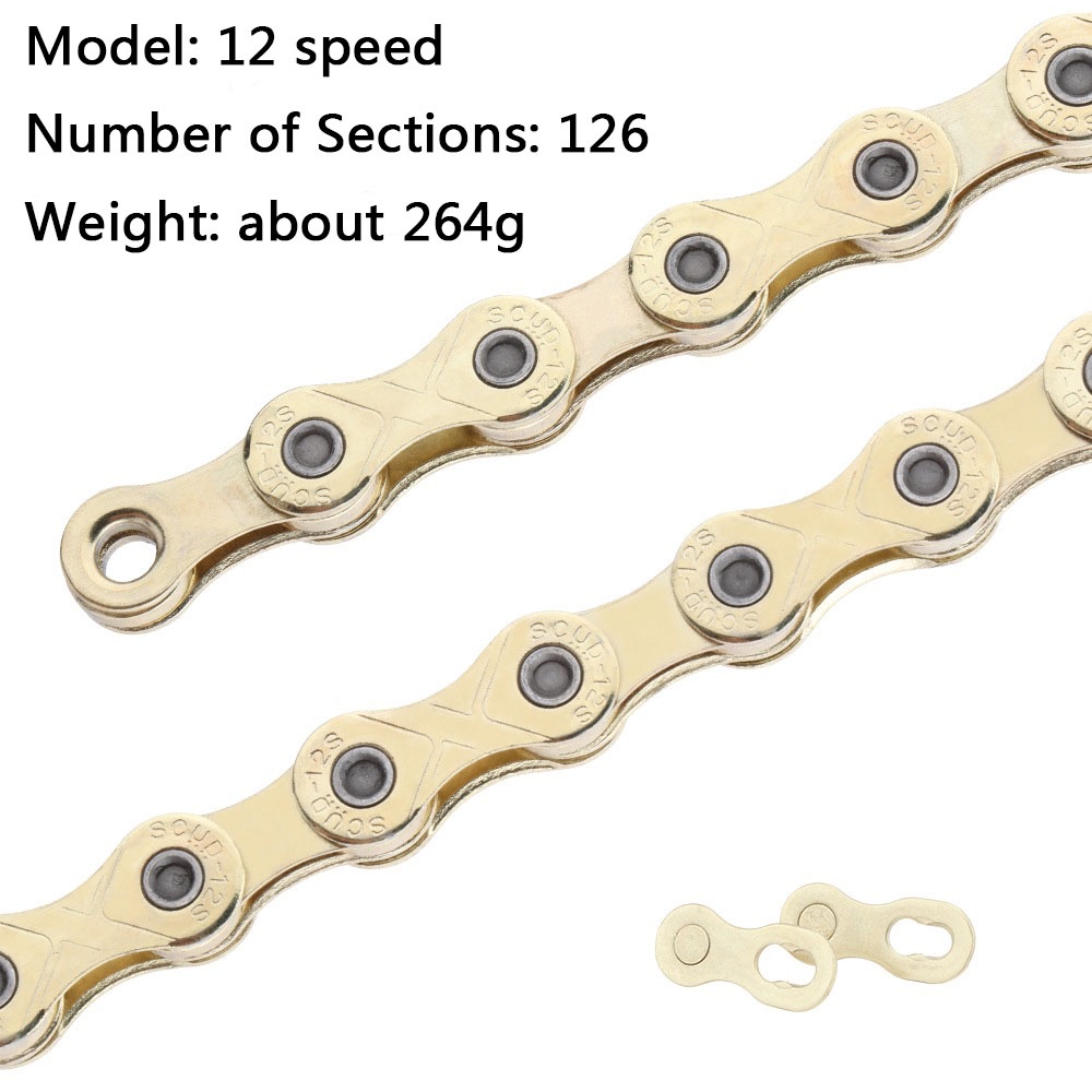 Dây Xích Xe Đạp Mạ Điện Siêu Nhẹ 9s 10s 11s 12 Tốc Độ Cho kmc shimano sram