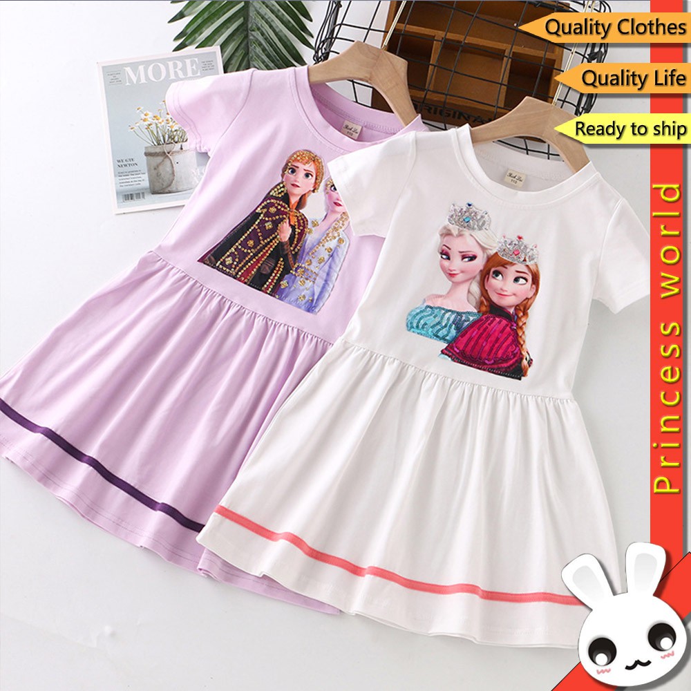 Đầm Hóa Trang Công Chúa Elsa Anna Trong Frozen 2-9 Tuổi