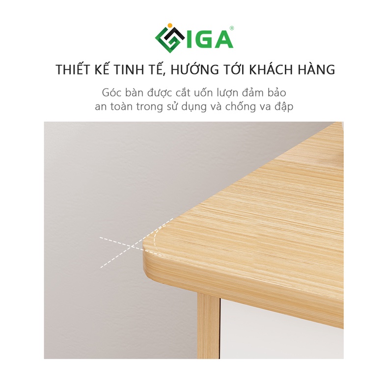 Bàn học cho bé kèm ngăn để đồ, giá sách không kèm ghế - GP178