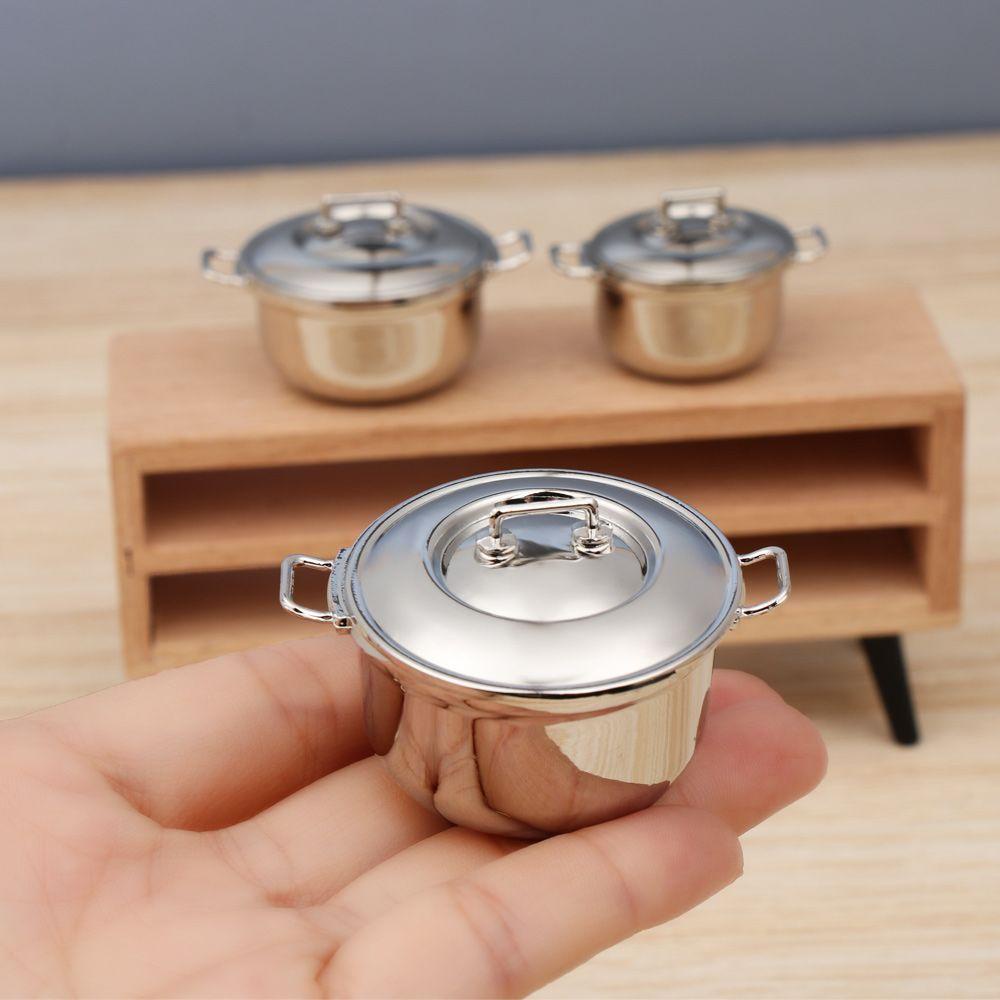 RAINBOW Mô Hình Nồi Nấu Ăn Có Nắp Đậy Tỉ Lệ 1 / 12