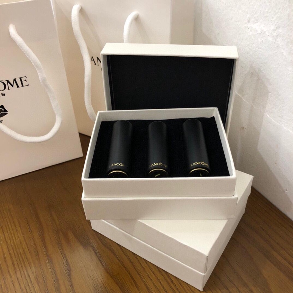 Set 3 son môi Lancome làm quà tặng Giáng Sinh