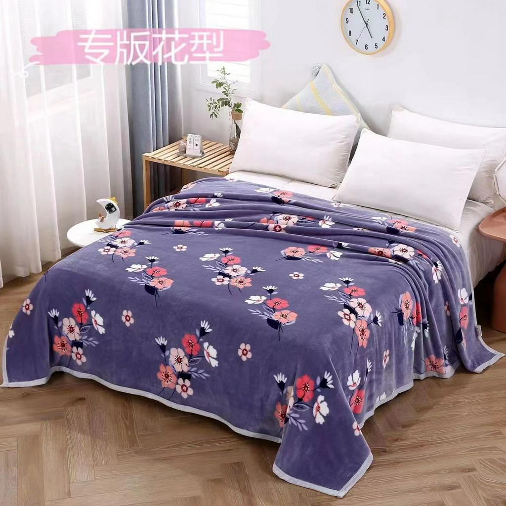 Chăn lông tuyết sữa MUJI hàn quốc đắp điều hòa ấm áp kích thước 2x2,3m nặng 1,1kg – Timibedding