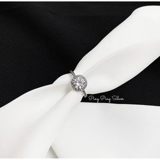 Nhẫn Round Sparkle Halo Ring