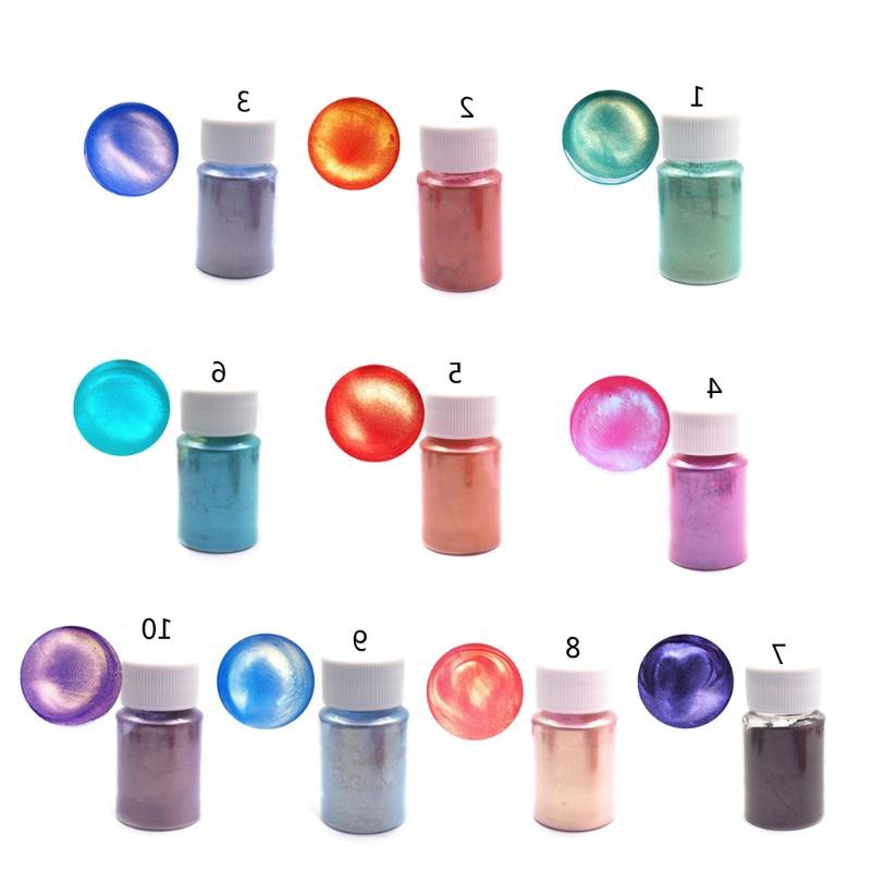 time* Aurora Pearl Pigment Powder Mica Pearlescent Colorants Resin Dye Jewelry Making Staining dye