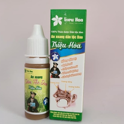 An xoan.g dân tộc dao ,thảo dược viêm xoangg mũi, lọ 10ml nhỏ trực tiếp mỗi ngày
