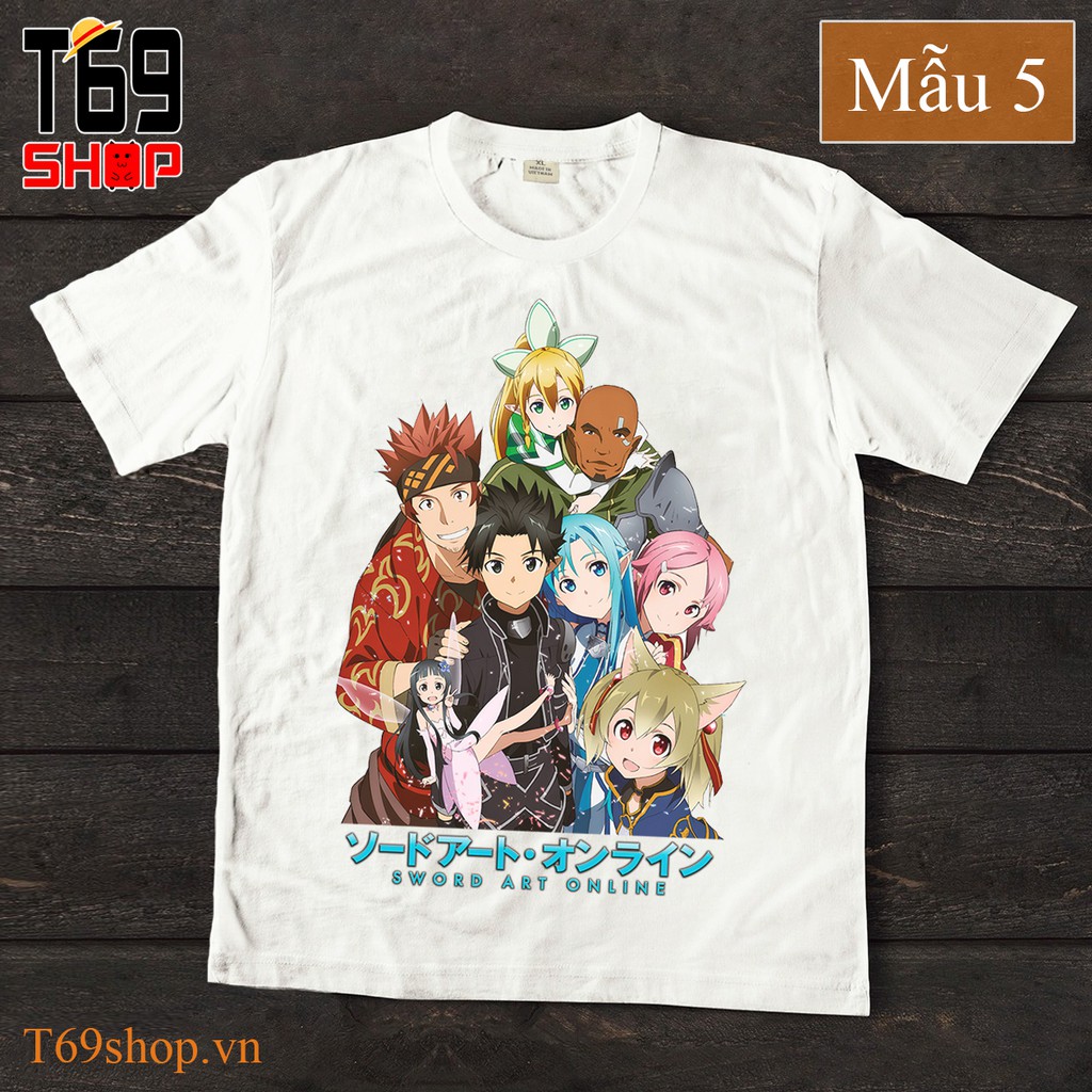 Áo thun anime Sword Art Online (Có nhiều mẫu)