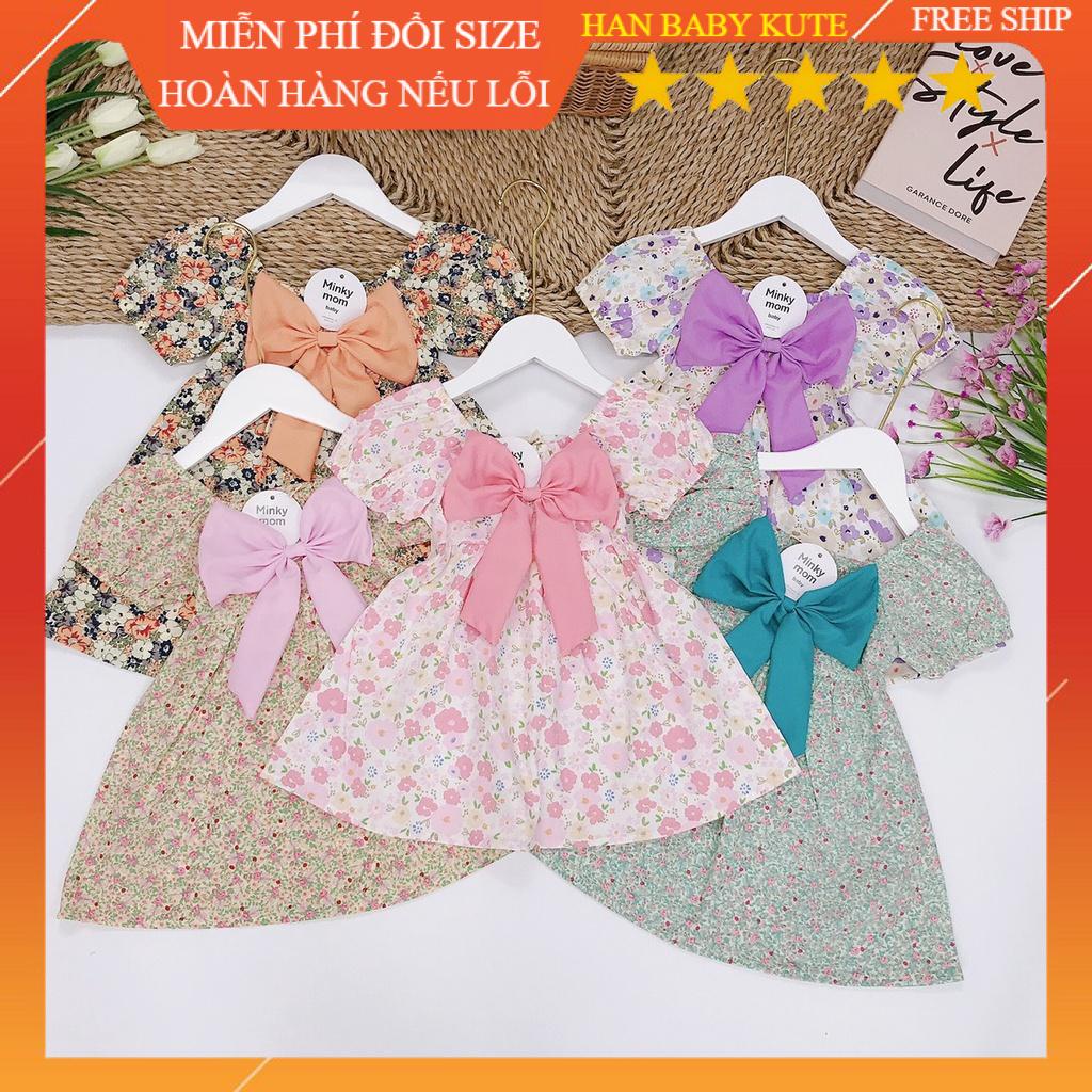 Váy bé gái 8-18kg, chất thô lụa mềm mịn VH010